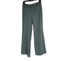 J.CREW Lizzie High Rise Patch Pocket Wide Leg Pants Sage Green Women’s Size 26