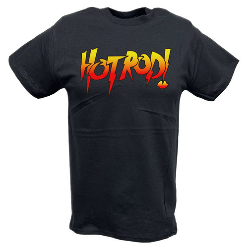 Camiseta negra para hombre Rowdy Roddy Piper Hot Rod - Imagen 1 de 4