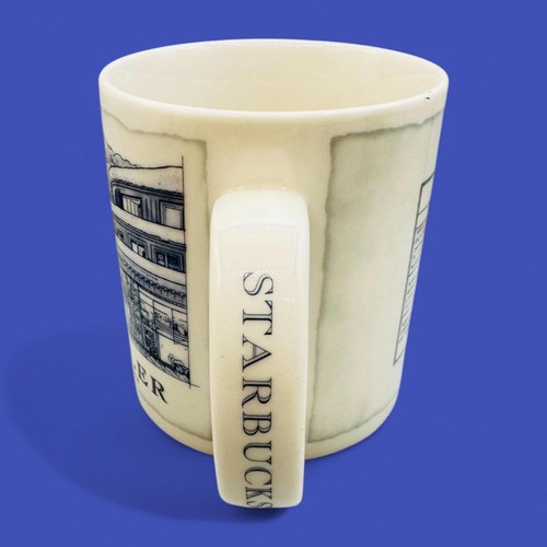 Taza de café Starbucks Whistler Architect Series 2008 - beige/azul, 18 oz - Imagen 3 de 8
