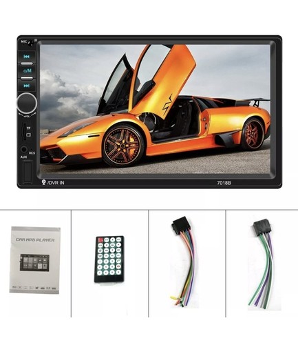 Doppel 2DIN Autoradio 7" Bluetooth Touchscreen USB SD TF Mirror Link MP5 Player - Bild 3 von 6