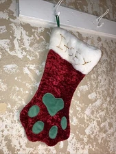Itsey Plush Puppies Christmas Stocking Holliday Dog