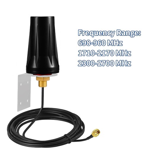 Antena 4G / 5G LTE Antena Zewnętrzna męska antena SMA Wodoodporna 10dBi Booster Nowa - Zdjęcie 8 z 15