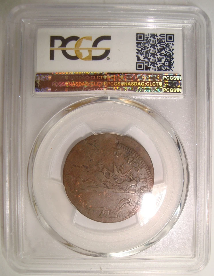 1786 Landscape "VERMONTENSIUM" Vermont Colonial Copper PCGS VF35 - Image 4 of 4