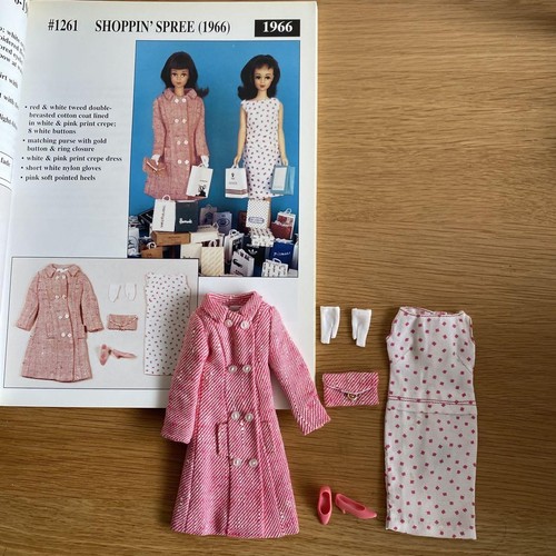Vintage Francie Doll Outfit SHOPPIN’ SPREE #1261 1966 Cappotto Vestito Borsa no Doll - Foto 2 di 11