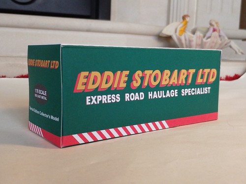 MINT!!!! Atlas 1:76 Eddie Stobart SCANIA 94D 6 Wheel Box Van F018 - Picture 12 of 16