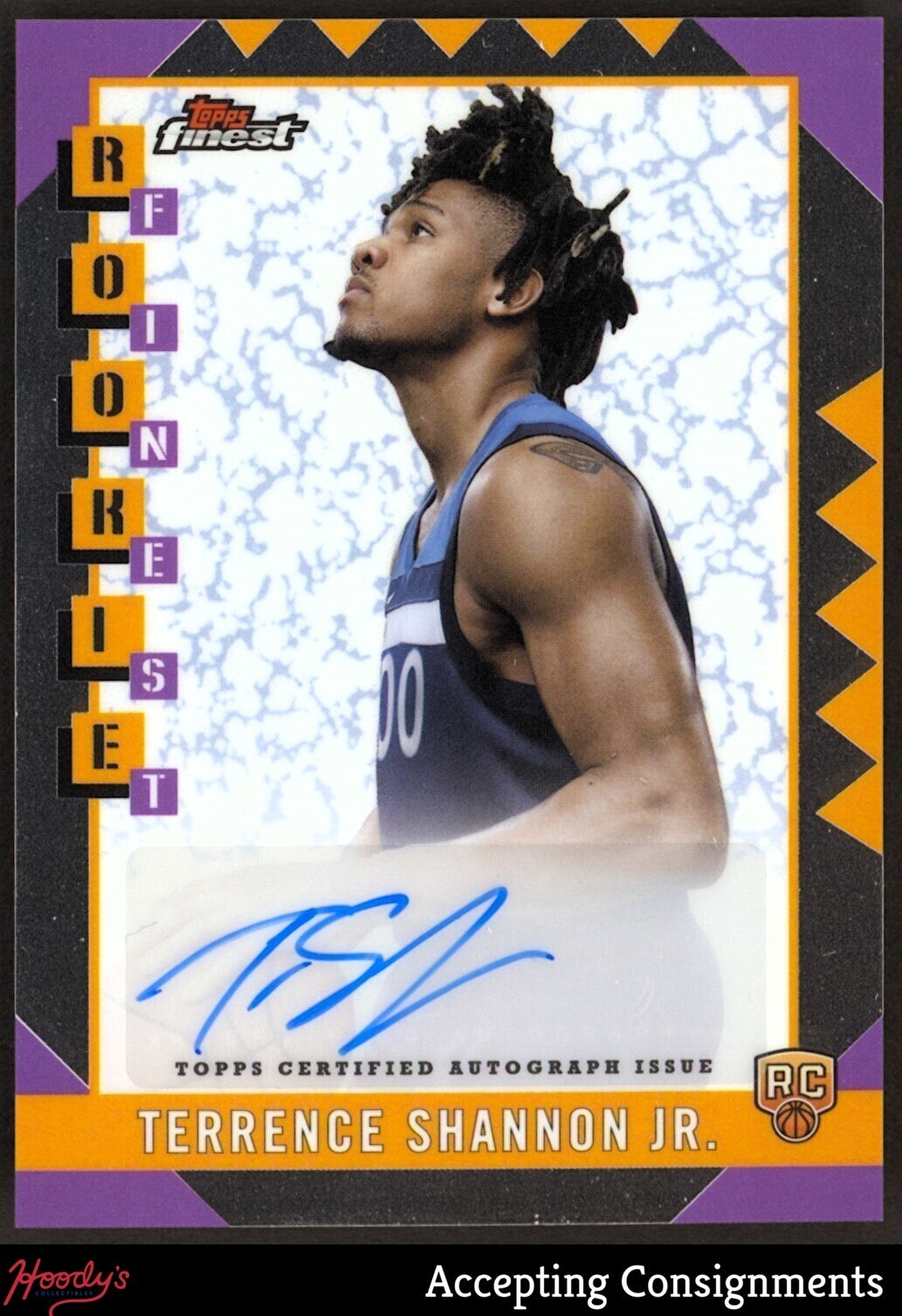 2024-25 Finest #RFATSH Terrence Shannon Jr. RC ROOKIE AUTO