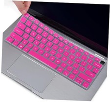 Keyboard Cover Skin for Dell Latitude 3440 5440 5430 5431 5420 14", Hot Pink
