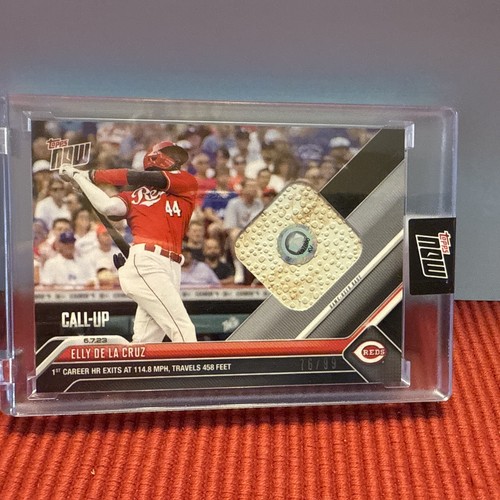 2023 Topps Now #400A Elly De La Cruz Game Used Base Relic #d /99 Call-Up - Picture 3 of 3
