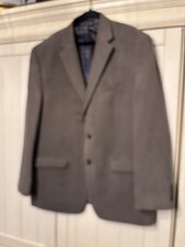 LAUREN RALPH LAUREN Two-Button Notch Lapel Solid Sport Coat Blazer