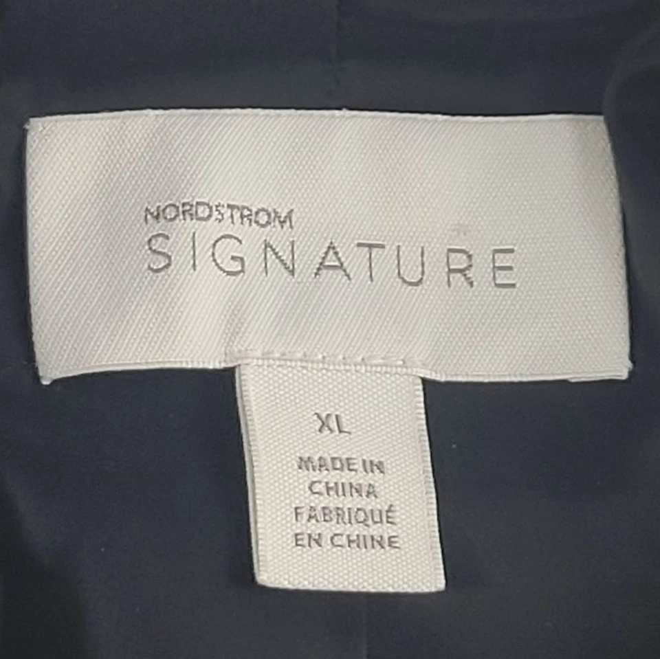 Nordstrom Signature Seinna Check Moto Jacket Wmn's XL - Image 2 of 4