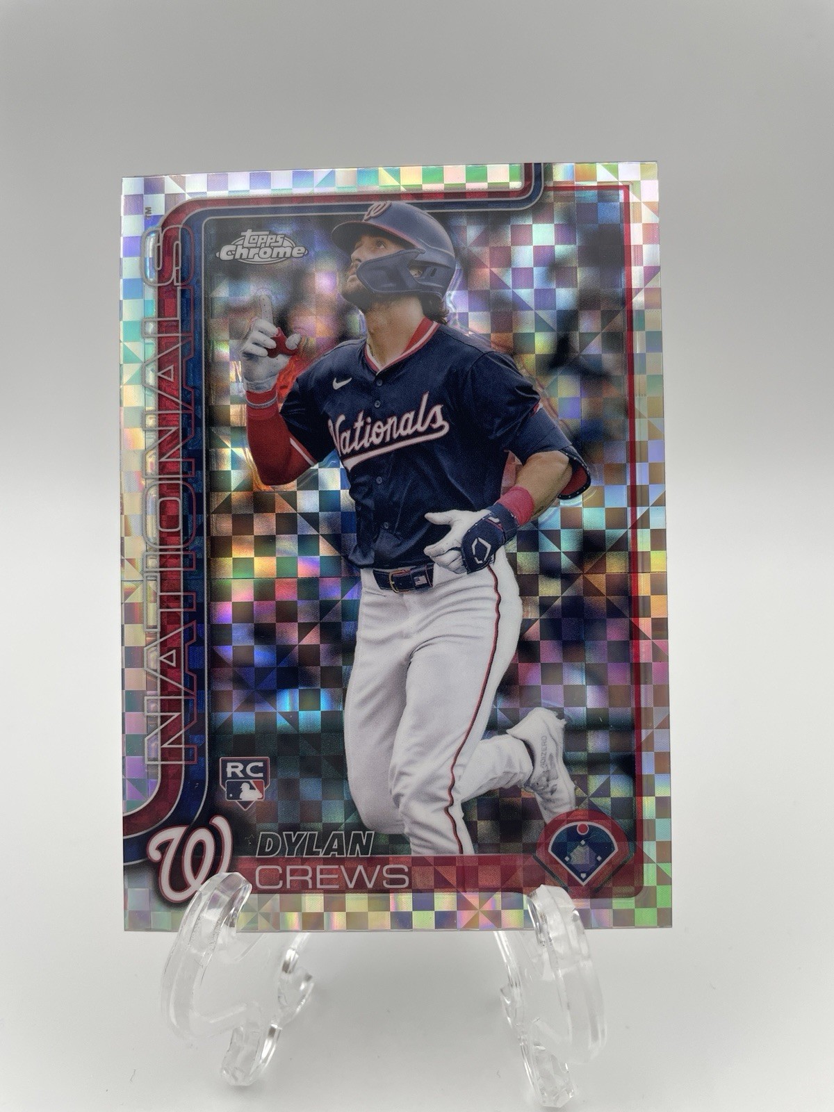 2025 Topps Chrome - Dylan Crews #146 X-Fractor (RC)