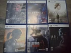 PS5 Video Game LOT Black myth Wukong Silent Hill Last Of us Until Daw