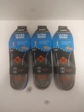 3 Pair Airplus Odor Control Insoles w/ Memory Foam for Men Trim to Size 7-13