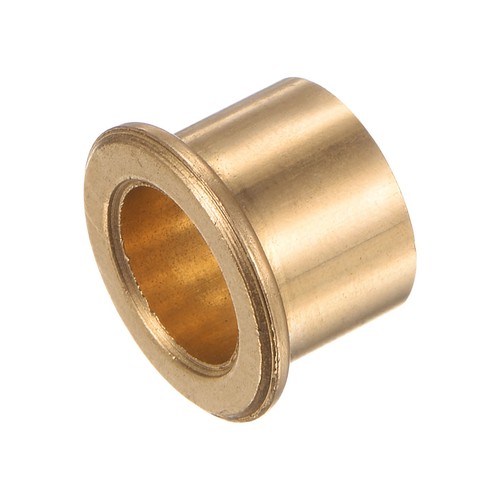 2pcs Flange Bearing Sleeve 12mm x 16mm x 12mm Bronze Self Lubricating Bushings - Photo 4/5