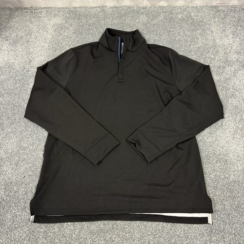 Pullover Birddogs Cuarto Cremallera 1/4 Cremallera Forrado Manga Larga Suave Golf Negro M