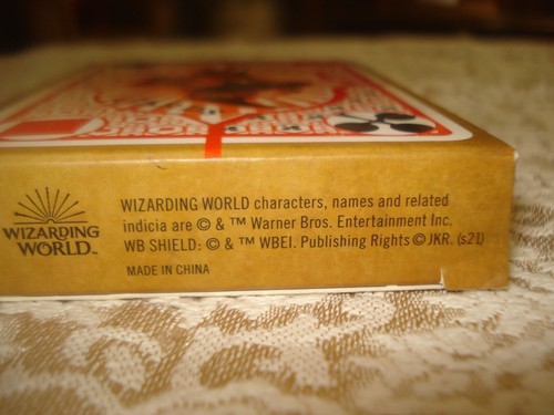 Wizarding World of Harry Potter Weasleys WIZARD PLAYING CARDS Poker Size Deck - Picture 6 of 6