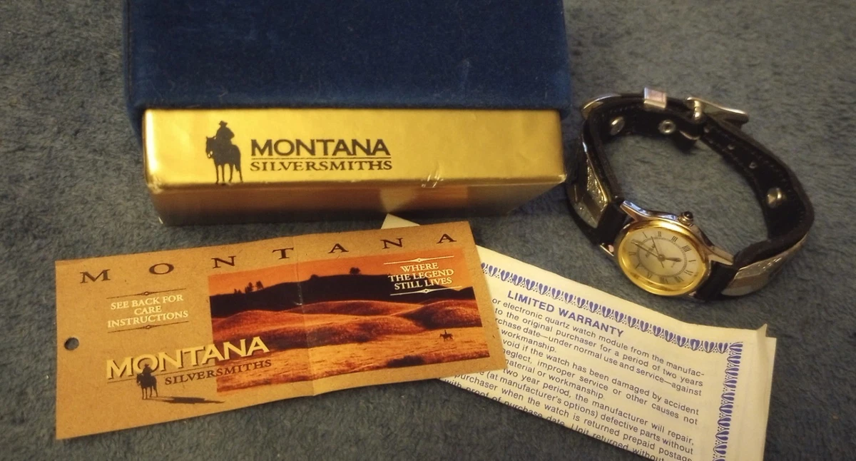 新品電池！ Montana シルバースミス クラシック ウェスタン 腕時計 Montana Silversmiths Wristwatches for sale | eBay