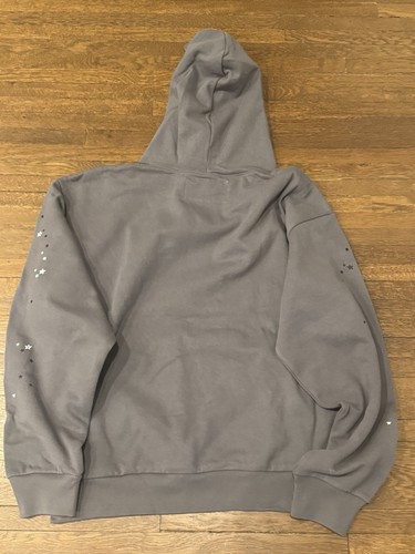 Sudadera con Capucha Sp5der Punk V2 Gris Pizarra AUTÉNTICA Nueva Con RECIBO 2024 100% Real - Imagen 6 de 6