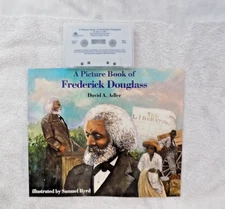 A Picture Book Of Frederick Douglass David Adler Paperback Book & Audio Cassette