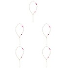  5 sztuk Pasek na rękę z zawieszką na telefon komórkowy Dekoracyjna smycz telefoniczna