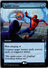 Spider-Sense Extended Art 254 MTG Marvel's Spider-Man Non-Foil NM/M