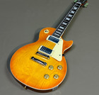 LP Electric Guitar Mahogany Body & Neck Honeyburst Solid Maple top abr-1 bridge