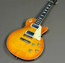 LP Electric Guitar Mahogany Body & Neck Honeyburst Solid Maple top abr-1 bridge