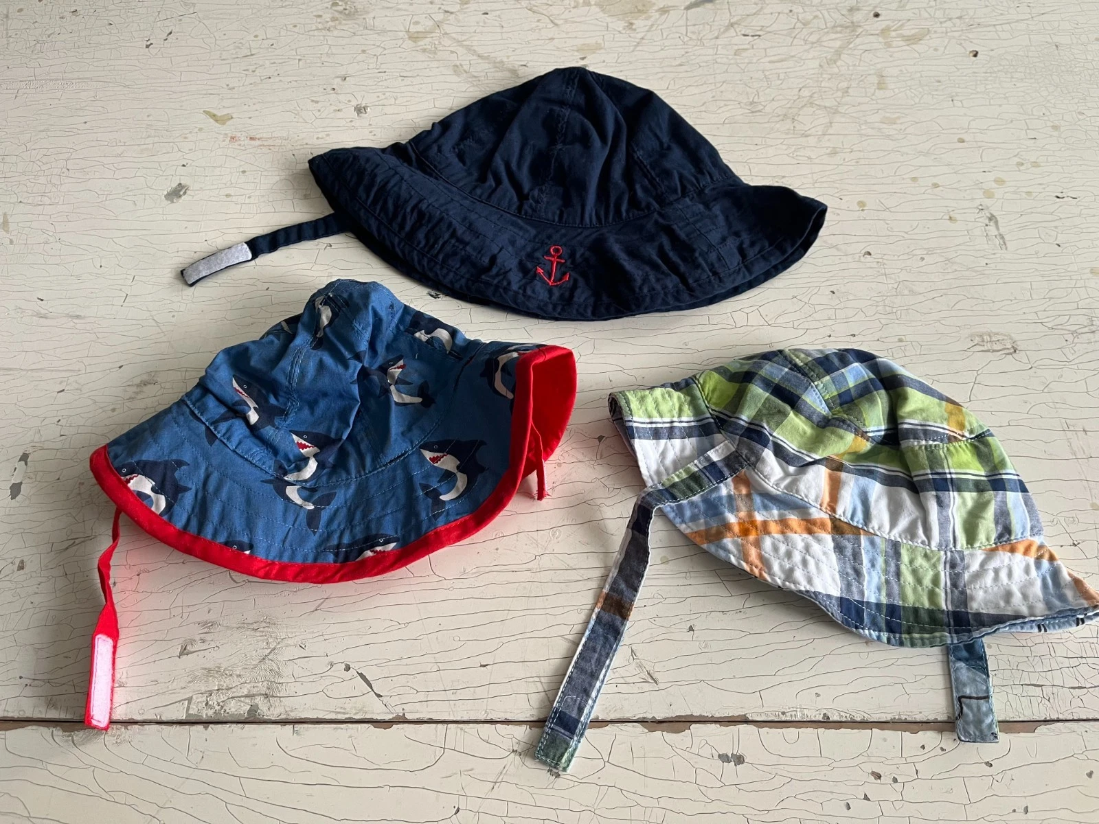 Baby Boy's POTTERY BARN KIDS Size 3-6 Months/12 Months Sun Hat Lot