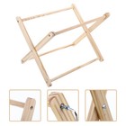 1pc Desktop Storage Holder Magazine Newspaper Display Rack Wood Storage Rack