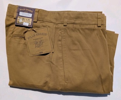New Bills Khakis M1-BKCC Men's Pants 31*30 Relaxed Chamois Cloth