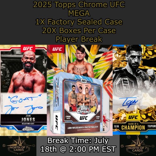 Tim Elliott - 2025 Topps Chrome UFC MEGA - 1X Case Player BREAK #1