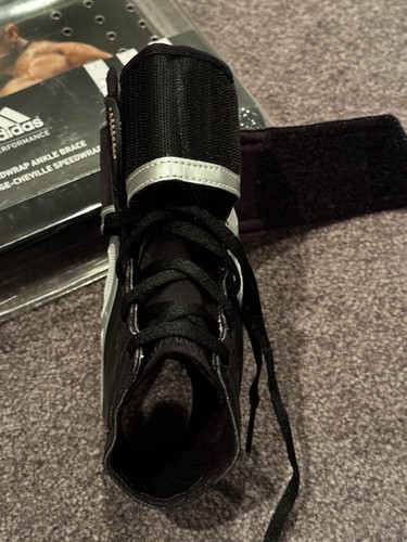 Adidas Speedwrap Basketball Ankle Braces Right Foot - Black Size M NEW in Box - Picture 8 of 11