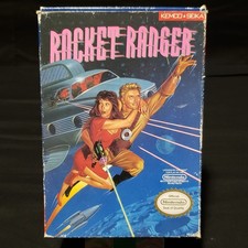 Rocket Ranger Nintendo NES Kemco Seika CIB