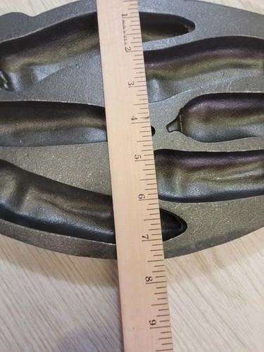 Vintage Lodge Gusseisen Chili Mais Brot Pfanne #6CP2 Auslaufmodell Neu Ungewürzt - Bild 7 von 8