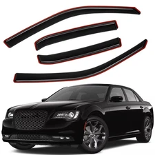 In-Channel Window Visors Rain Guards Wind Deflectors For 2011-2023 Chrysler 300