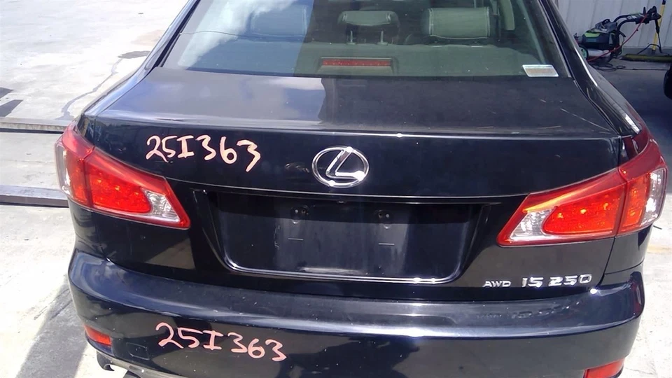 Trunk/Hatch/Tailgate Sedan With Rear View Camera Fits 10-13 LEXUS IS350 2434287 Foto 2 de 4
