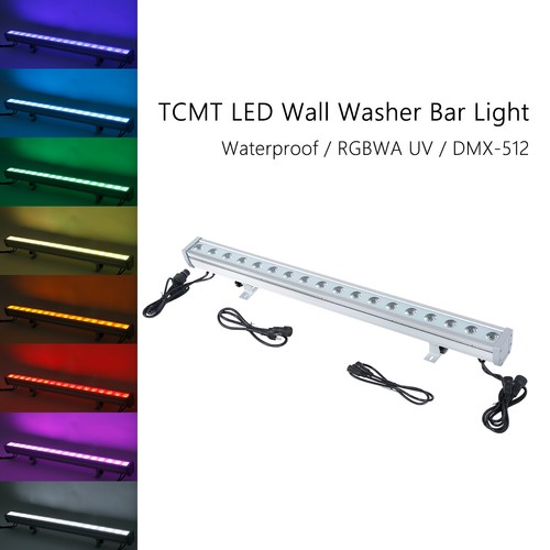 270W Waterproof LED Wall Washer Stage Light Bar RGBWA UV LED DJ DMX Wash Light - Picture 2 of 11