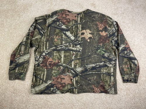 Mossy Oak T-Shirt Herren 2XL Rundhals Tasche Break Up Infinity Jagd Camouflage Braun - Bild 8 von 11