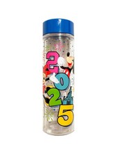 Walt Disney World 2025 Mickey  Minnie Mouse Plastic Water Bottle 19.5 oz