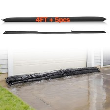 VEVOR Flood Barrier 5 x 0.7 ft Reusable Flood Bags Activated by Water 4 Pack
