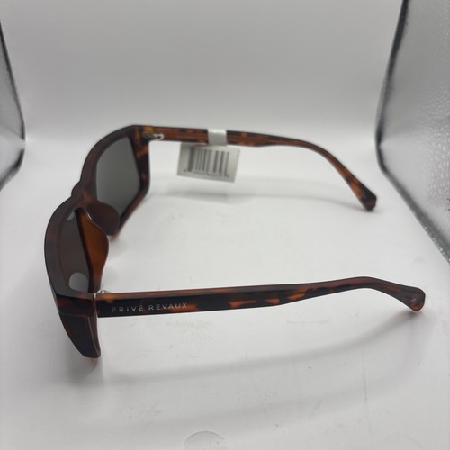 Prive Revaux künstliche Sonnenbrille schokoladenfarbenes Schildpatt-Gestell/blau-grün verspiegelt - Bild 2 von 5