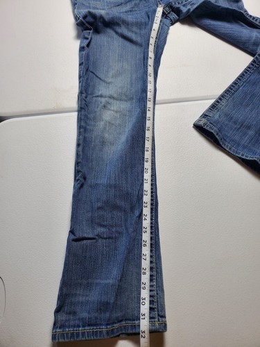 BKE Culture Jeans Damen 31 L 31 x 32 blau Bootcut Stretch Distressed Denim - Bild 5 von 8