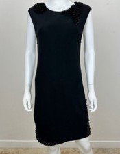 Alice + Olivia Formal Fancy Casual Luxury Black Dress Sequin Small