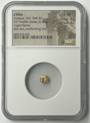 世界最古銀貨リディアスタテル銀貨NGC561-546 BC VF 5/5 2/5 世界最古銀貨リディアスタテル銀貨NGC561-546 BC VF 5/5 2/5