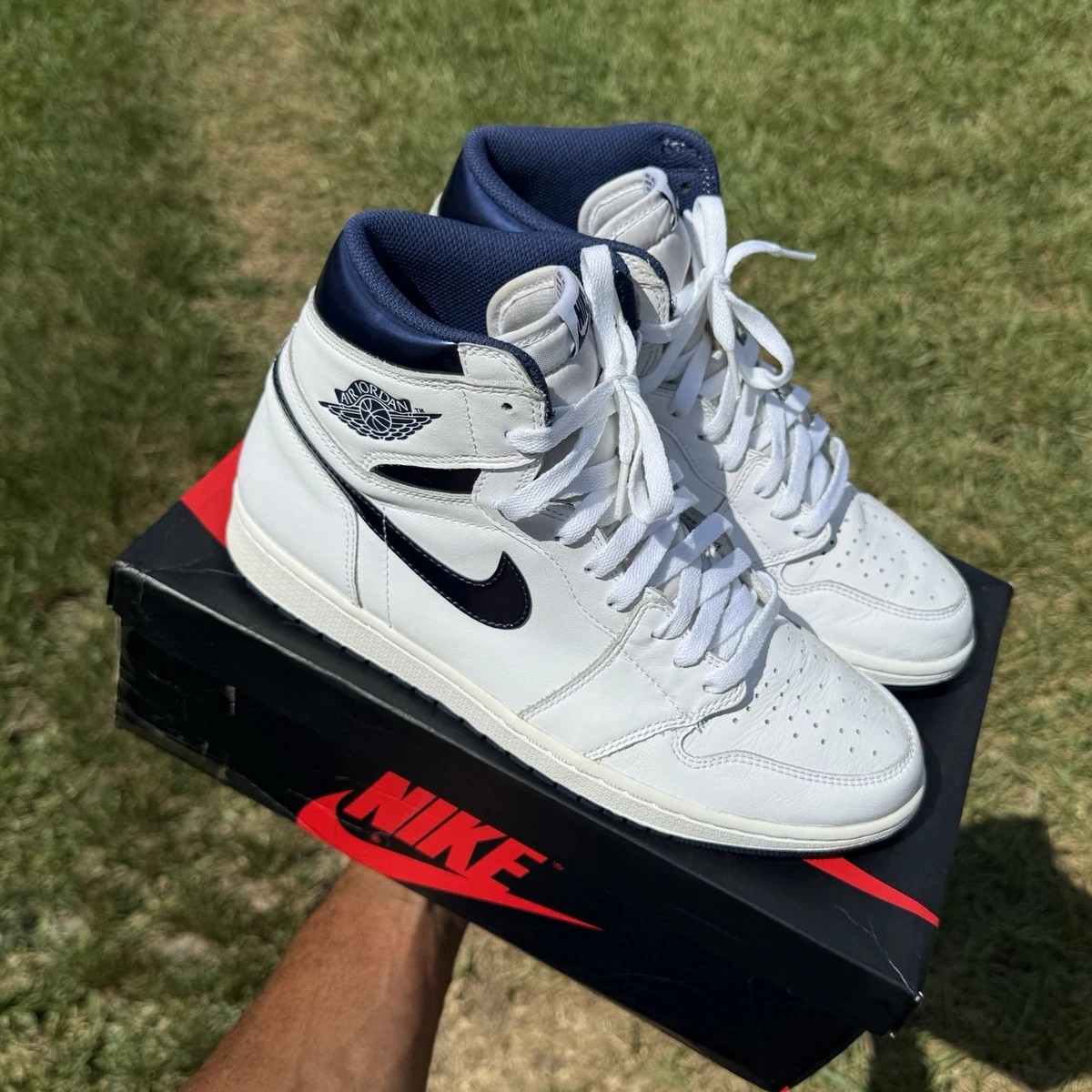 Jordan 1 Retro OG High Metallic Navy | eBay