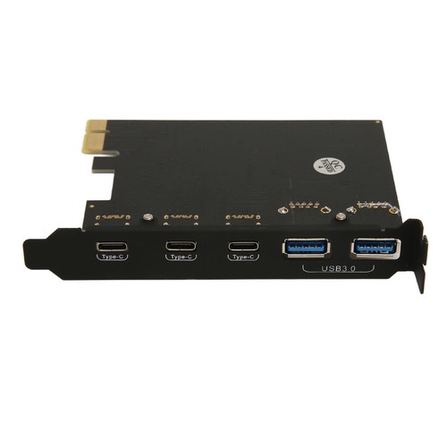 Up5300 5 Ports USB 3.1 PCIe Erweiterungskarte 5 Gbps Schnelle Übertragung D KUI - Photo 8/22