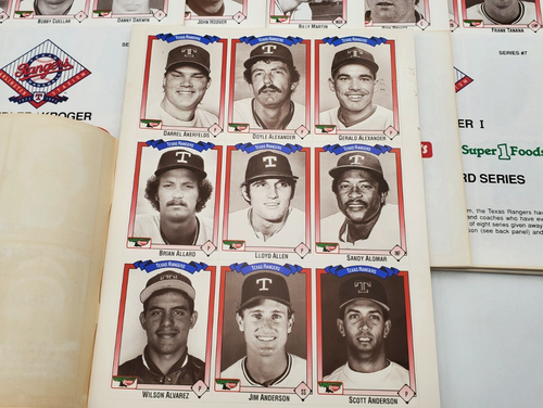 1993 Keebler Texas Ranger Card Series #1 Thru #8 COMPLETE Commemorative Set - Picture 5 of 24