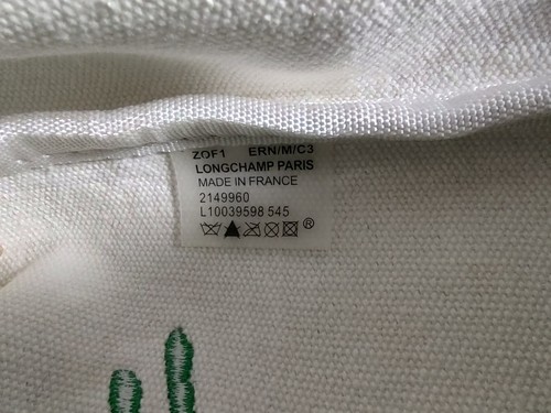 Long Champ Paris Saint Tropez XS Shoulder Bag Embroidered Logo - Picture 7 of 9