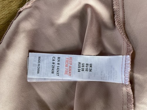 Little Mistress Damen Sommerkleid Gr.52 Rock Vorne Kürzer Altrosa Gefüttert - Bild 12 von 17