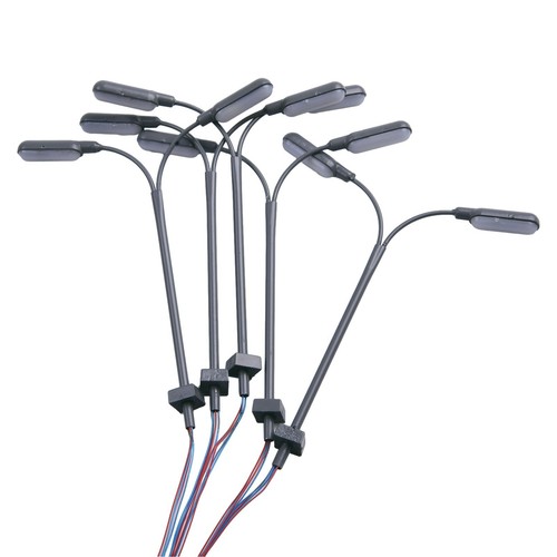 5 Pcs/Set Railway Train N Scale Model Lamppost 1:160 LED Street Lights Layout - Picture 16 of 24